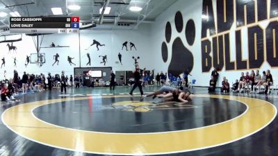 160 lbs Round 3 (16 Team) - Rose Cassioppi, Gannon University vs Love Daley, Sacred Heart University