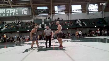 285 lbs Cons. Round 3 - Logan Bender, Northern Illinois vs James Campbell, Michigan State