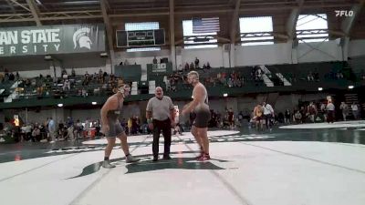 285 lbs Cons. Round 3 - Logan Bender, Northern Illinois vs James Campbell, Michigan State