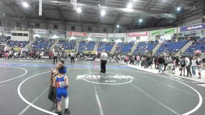 40 lbs 3rd Place - Rowan McKinney, Montrose Elite vs Armani Lopez, Team Garcia WC
