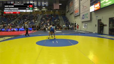 157 lbs Cons. Round 3 - Jake Doone, Air Force vs Gavin Fernandez, Cal Poly