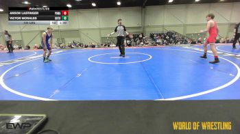 120 lbs Rr Rnd 2 - Anson Lastinger, POWA 14U vs Victor Morales, Untouchables 14U Black