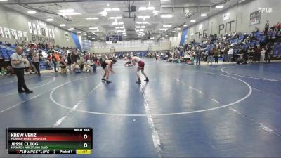 130 lbs Semifinal - Jesse Clegg, Wasatch Wrestling Club vs Krew Venz, Morgan Wrestling Club