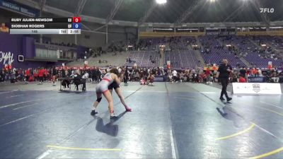 145 lbs Placement (4 Team) - Ruby Julien-newsom, King University vs Siobhan Rogers, Quincy