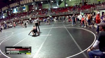 95 lbs Champ. Round 1 - Cruz Mason, Broken Bow Wrestling Club vs Yerik Mazariegos, Warrior Wrestling Academy