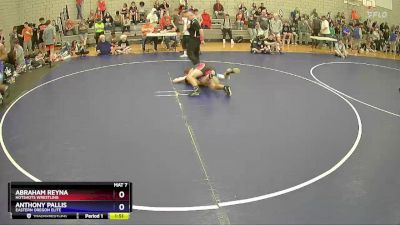 150 lbs Semifinal - Abraham Reyna, HotShots Wrestling vs Anthony Pallis, Eastern Oregon Elite