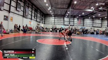 126 lbs Round 3 (4 Team) - Eli Horton, COMBAT ATHLETICS vs `Tripp` Ellis, WRESTLING WAREHOUSE