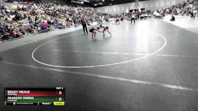 120 lbs Cons. Round 7 - Brady Vieaux, Denmark vs Pearson Owens, Coleman