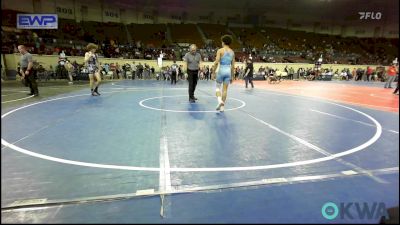 132 lbs Consi Of 8 #2 - Jace Davis, Cache Wrestling Club vs Elijah Davis, Lions Wrestling Academy