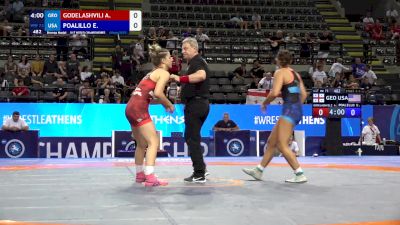 73 kg Final 3-5 - Anna Godelashvili, Georgia vs Ella Poalillo, United States