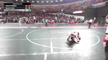 160 lbs Cons. Round 4 - Mikah Fritz, Boscobel Youth Wrestling vs Nolan Ferrell, Askren Wrestling Academy