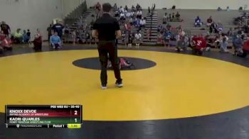 35-40 lbs Quarterfinal - Knoxx Devoe, Rhyno Academy Of Wrestling vs Kaori Quarles, Perry Meridian Wrestling Club