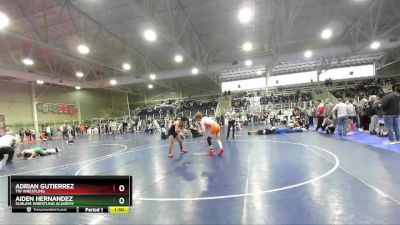 144 lbs Cons. Round 3 - Aiden Hernandez, Sublime Wrestling Academy vs Adrian Gutierrez, TW Wrestling