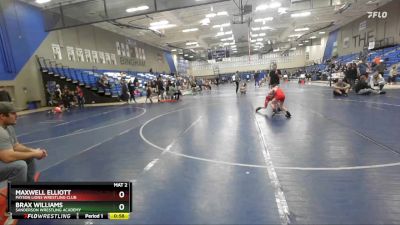 66-68 lbs Round 3 - Maxwell Elliott, Payson Lions Wrestling Club vs Brax Williams, Sanderson Wrestling Academy