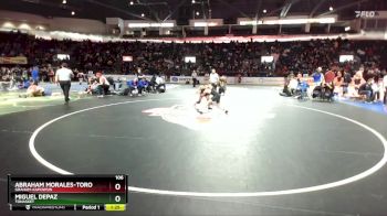 106 lbs Champ. Round 2 - Miguel Depaz, Tonasket vs Abraham Morales-Toro, Graham-Kapowsin