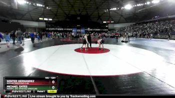 120+ Round 2 - Michael Gates, Federal Way Spartans Wrestling vs Winter Hernandez, Outlaw Wrestling Club