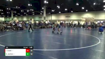 132 lbs Round 3 (10 Team) - Kegan Jochim, Franklin Blue vs Ivan Lopez, Storm Wrestling Black