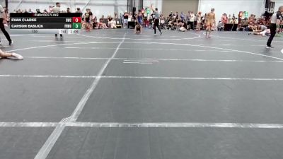 150 lbs Round 3 (6 Team) - Carson Easlick, Front Royal WC vs Evan Clarke, Outsiders WC