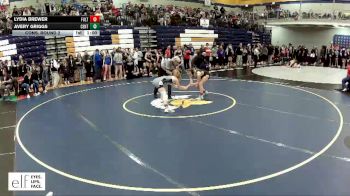 115 lbs. Cons. Round 2 - Avery Griggs, Centralia vs Lydia Brewer, Fulton