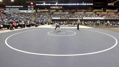 126 lbs Quarterfinal - Eric Vielhauer, Basehor-Linwood HS vs Ethan Worthington, Andover Central HS