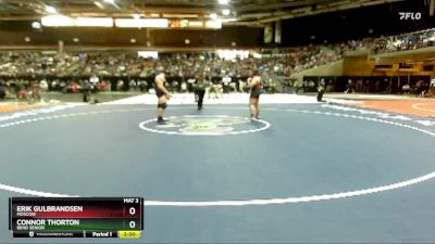 190 lbs Champ. Round 1 - Connor Thorton, Bend Senior vs Erik Gulbrandsen, Moscow