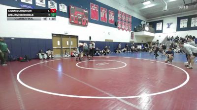192 lbs Quarterfinal - Aiden Staughton, YL vs William Schindele, El Toro