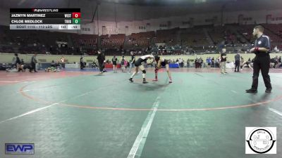 113 lbs Consi Of 4 - Jazmyn Martinez, Westmoore Wresting vs Chloe Medlock, Tough N Technical Wrestling Club