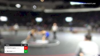 145 lbs Quarterfinal - Micah Worthington, Newberg vs Lorenzo Norman, Blair Academy