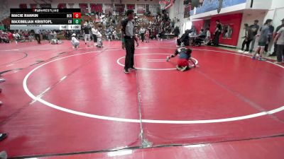 84-90 lbs Round 1 - Maximilian Kristofl, Church Boyz vs Macie Rankin, OCRTC