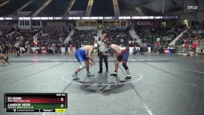 250 lbs Cons. Round 1 - Dj Hund, Ram Wrestling Club vs Landon Heise, Wichita Wrestling Club