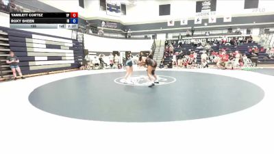 155 lbs Round 1 (6 Team) - Yamilett Cortez, Valiant Prep vs Roxy Sheen, Idaho