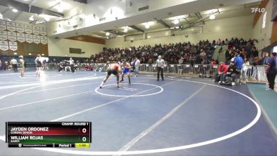 190 lbs Champ. Round 1 - William Rojas, Garey vs Jayden Ordonez, Corona Senior