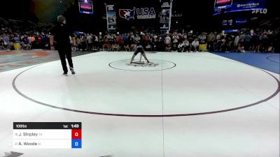 106 lbs Cons 8 #2 - Jackson Shipley, TX vs Analu Woode, HI