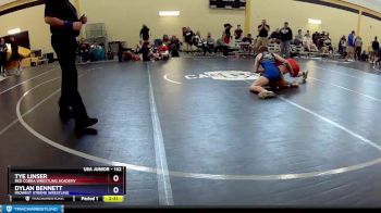 132 lbs Semifinal - Tye Linser, Red Cobra Wrestling Academy vs Dylan Bennett, Midwest Xtreme Wrestling