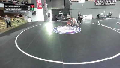 Champ. Round 1 - Taylor Thompson, Apex Wrestling Academy vs Katie Blachowski, Golden Tribe Wrestling