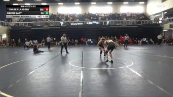 141 lbs Champ. Round 3 - Brodie Lacy, Shasta College vs Chase Claassen, Santa Rosa Junior College