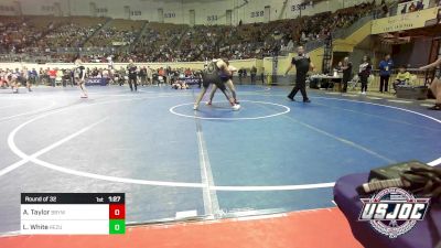 170 lbs Round Of 32 - Aadin Taylor, Broken Bow Youth Wrestling vs Lucas White, ReZults Wrestling