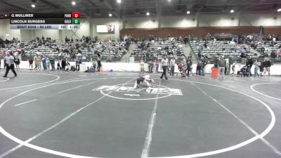 90 lbs Quarterfinal - Q Mulliner, Pahranagat Valley vs Lincoln Burgess, Gold Rush Wrestling