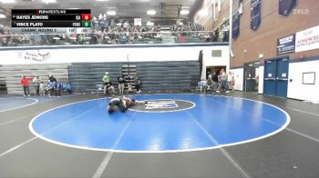 52 lbs Champ. Round 2 - Vince Plato, Pocatello Grapplers Wrestling Club vs Hayes Jenkins, Idaho