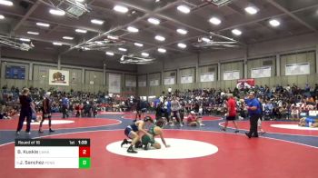 120 lbs Round Of 16 - Brayden Kuskie, Camarillo vs Julian Sanchez, Ponderosa