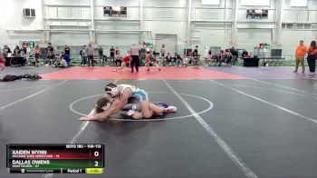 106-113 lbs Round 2 - Xaiden Wynn, Machine Shed Wrestling vs Dallas Owens, Unattached