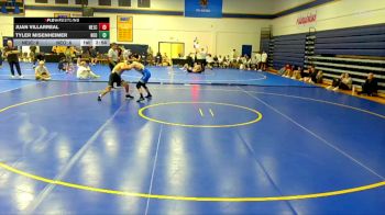 141 lbs Round 4 (6 Team) - Tyler Misenheimer, Northeast Oklahoma vs Juan Villarreal, Northeastern Junior College