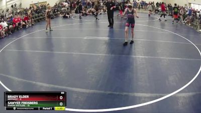 85 lbs Finals (8 Team) - Brady Elder, Kentucky vs Sawyer Freisberg, Kansas Rattlers