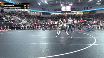 106 lbs 5th & 7th Place - Nicholas Messersmith, Osage vs Lincoln Huck, Nashua-Plainfield