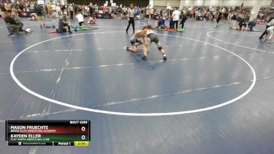 120 lbs Champ. Round 2 - Kayden Eller, Flat Earth Wrestling Club vs Mason Fruechte, Berge Elite Wrestling Academy