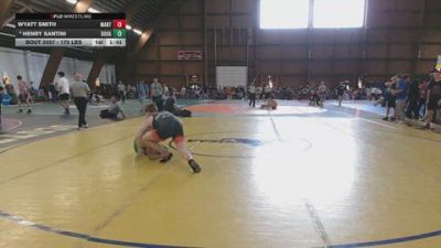 170 lbs Round Of 32 - Wyatt Smith, Mantis Wrestling Club vs Henry Santini, Doughboys