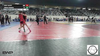 92 lbs Consi Of 8 #1 - Zoey Scott, Duncan Lady Demons vs Amiah Huerta, F-5 Grappling