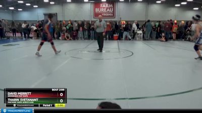 125 lbs Champ. Round 2 - David Merritt, Dinwiddie Mat Rats vs Tharin Svetanant, Machine Shed Wrestling