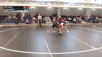 120 lbs Quarterfinal - Isaiah Martin, Pikes Peak Warriors vs Andy Mateo, Warrior Wrestling Academy
