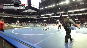 165 lbs Champ. Round 1 - Hezekiah Graham, Shorewood vs Easton Bramble, Capital